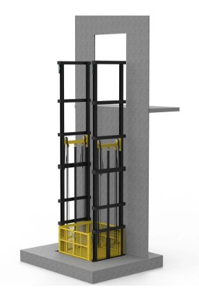 Wall side installation