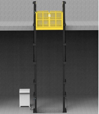 Mezzanine goods lift project case