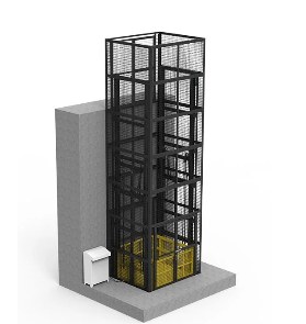 Full cover goods lift